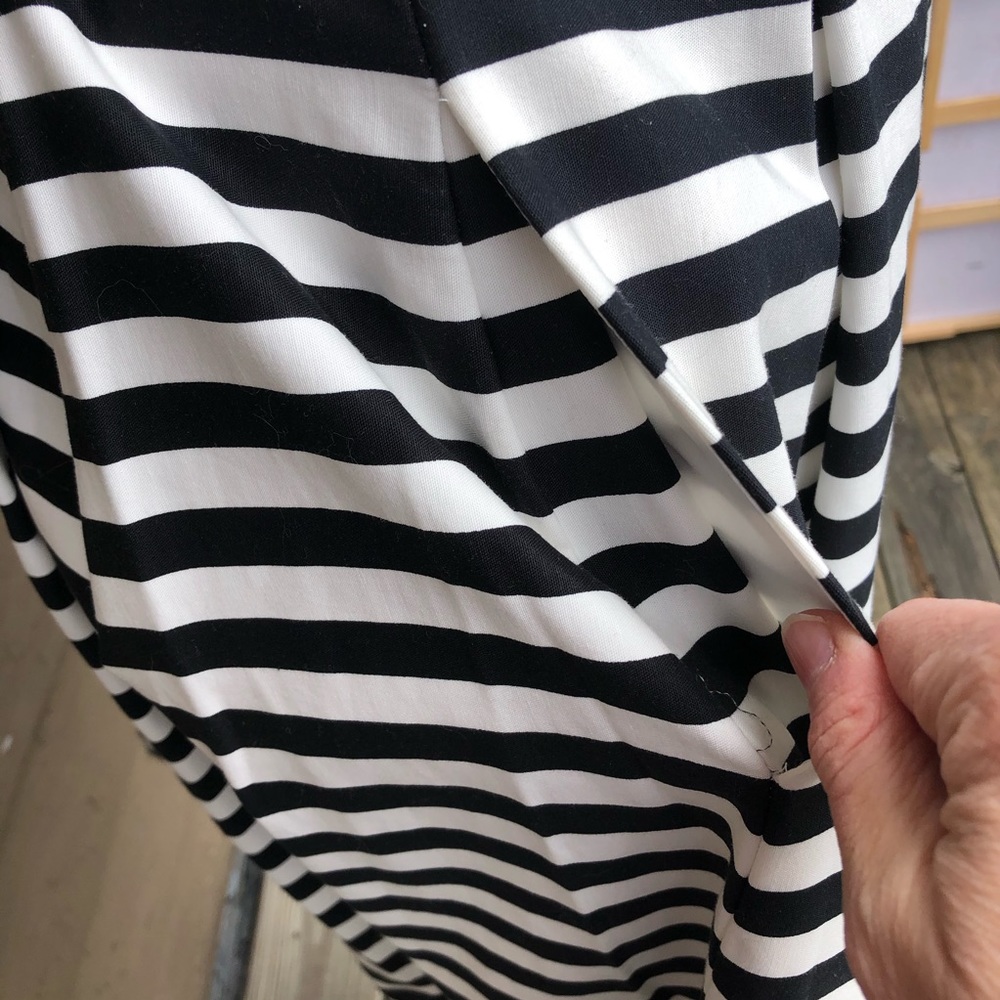 Anne Klein striped retro fit and flare dress - Picture 6 of 9